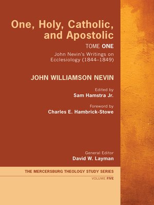 cover image of One, Holy, Catholic, and Apostolic, Tome 1